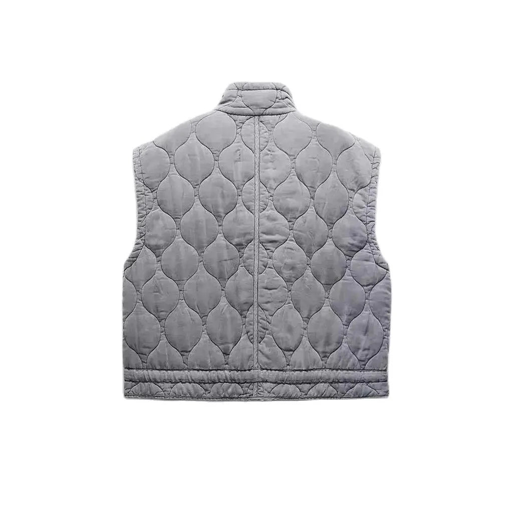 Geplooide bodywarmer