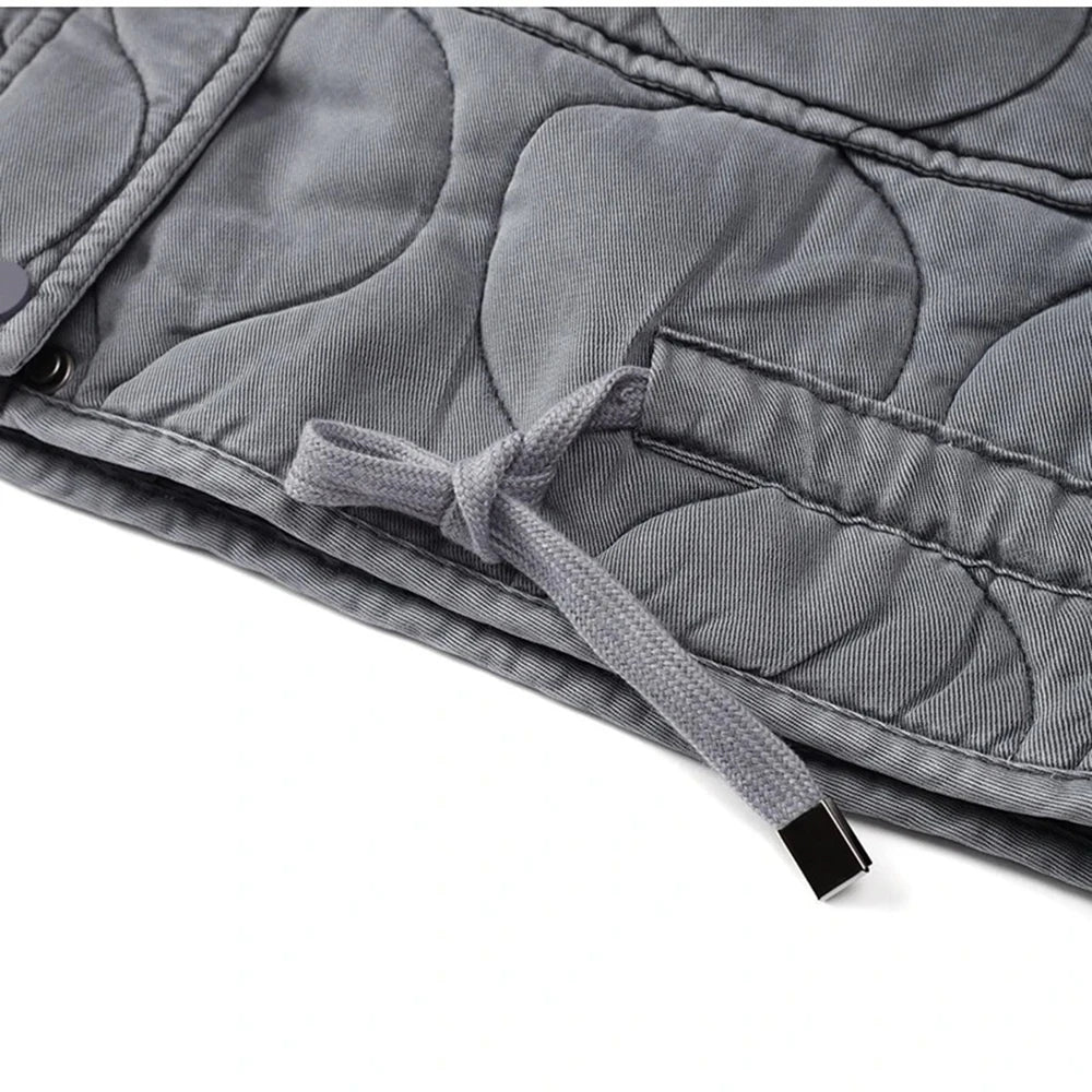 Geplooide bodywarmer
